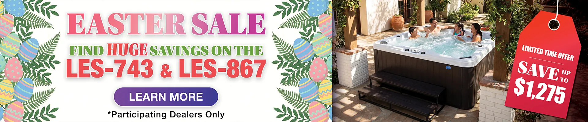 Calspas hot tub being used in a family setting - Stuart